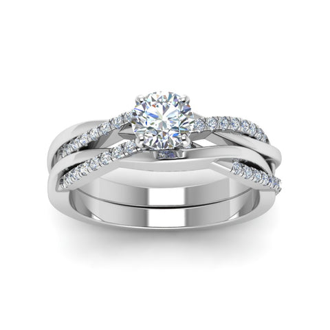 round-cut-Infinity-twist-diamond-matching-bridal-set-in-14K-white-gold-FD8253RO-NL-WG