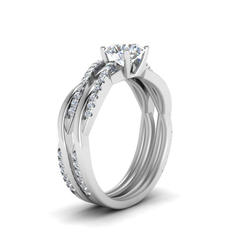 round-cut-Infinity-twist-diamond-matching-bridal-set-in-14K-white-gold-FD8253RO-NL-WG