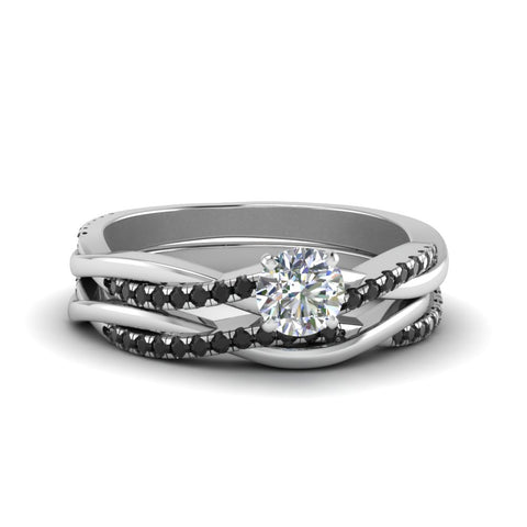 round-cut-Infinity-twist-matching-bridal-set-with-black-diamond-in-950-Platinum-FD8253ROGBLACK-NL-WG