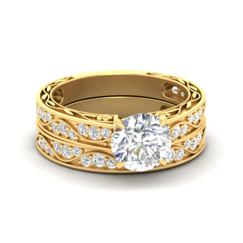 round-cut-antique-filigree-diamond-bridal-ring-set-in-yellow-gold-fdens3543rosleep-nl-yg.jpg