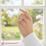 Load image into Gallery viewer, round-cut-antique-filigree-diamond-ring-in-14K-rose-gold-FDENS3543ROR