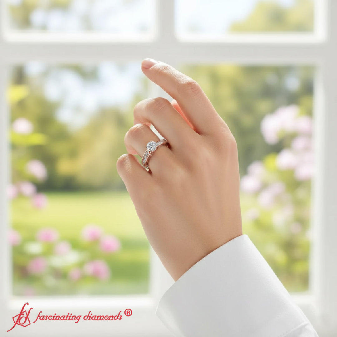 round-cut-antique-filigree-diamond-ring-in-14K-rose-gold-FDENS3543ROR