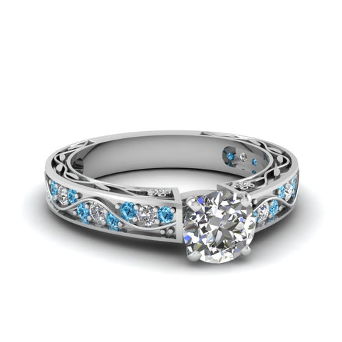 round-cut-antique-filigree-diamond-ring-with-ice-blue-topaz-in-950-platinum-FDENS3543RORGICBLTO-NL-WG