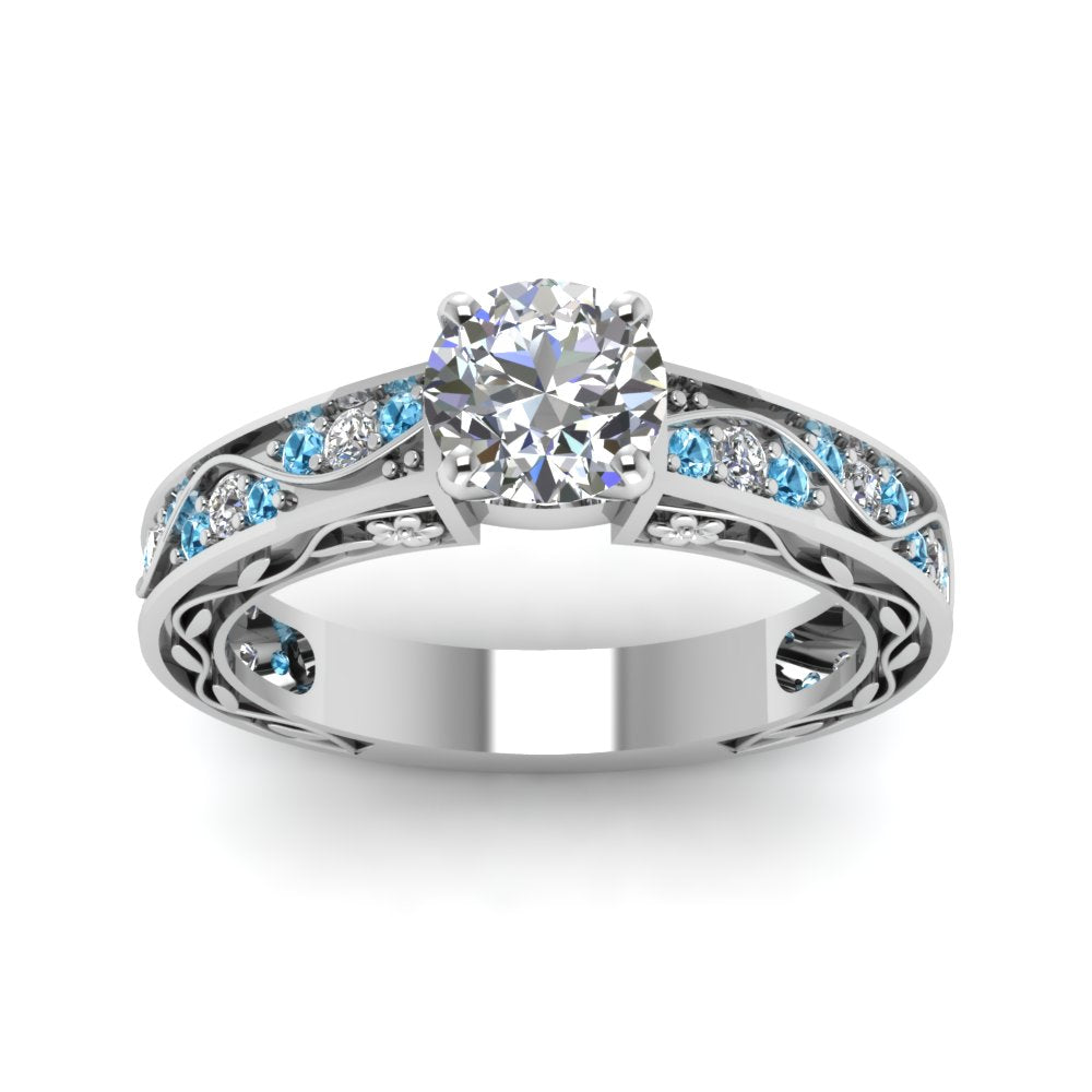 round-cut-antique-filigree-diamond-ring-with-ice-blue-topaz-in-950-platinum-FDENS3543RORGICBLTOANGLE5-NL-WG