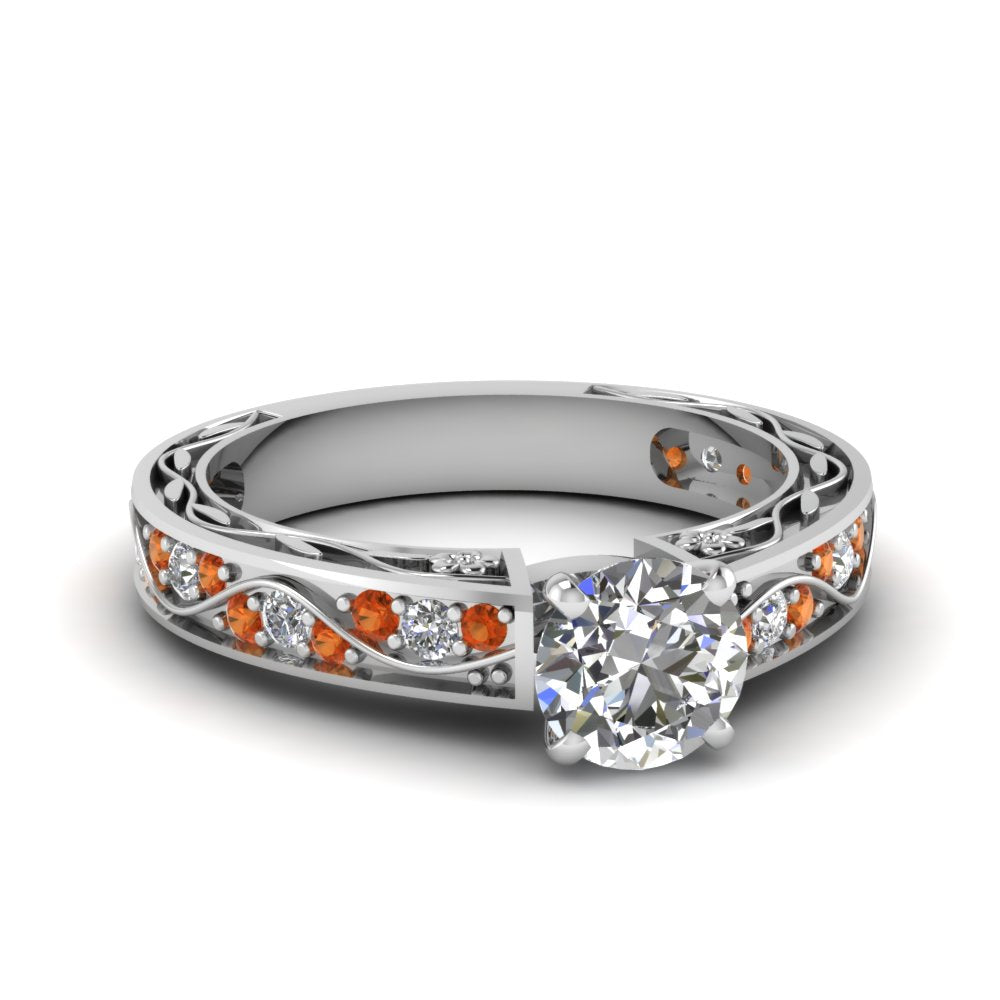 round-cut-antique-filigree-diamond-ring-with-orange-sapphire-in-18K-white-gold-FDENS3543RORGSAOR-NL-WG_d2f65bba-bdf3-4475-8dfc-c1a0dd61f943