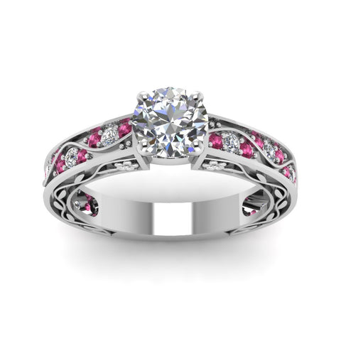 round-cut-antique-filigree-diamond-ring-with-pink-sapphire-in-18K-white-gold-FDENS3543RORGSADRPIANGLE5-NL-WG