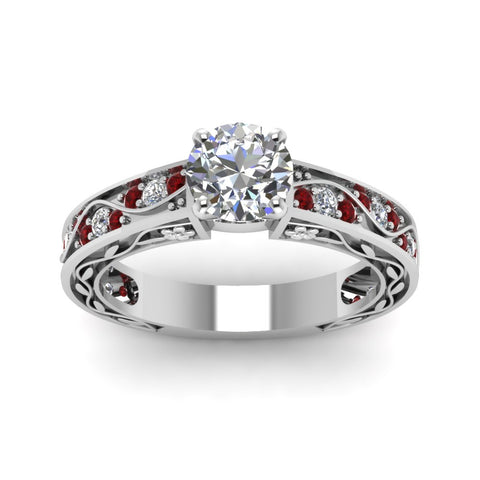round-cut-antique-filigree-diamond-ring-with-ruby-in-18K-white-gold-FDENS3543RORGRUDRANGLE5-NL-WG