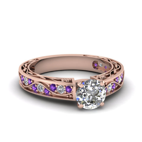 round-cut-antique-filigree-diamond-ring-with-violac-topaz-in-18K-rose-gold-FDENS3543RORGVITO-NL-RG