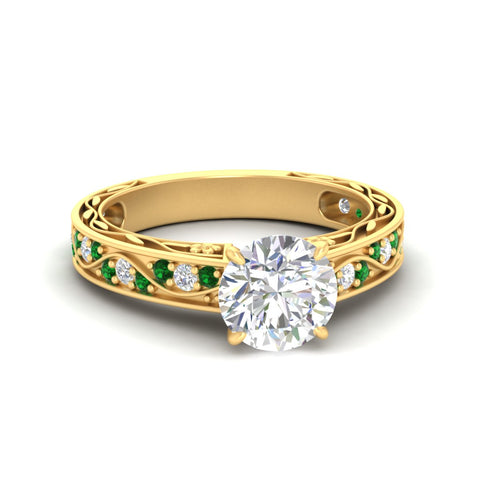 round-cut-antique-filigree-emerald-engagement-ring-in-yellow-gold-fdens3543rorgemgrsleep-nl-yg.jpg