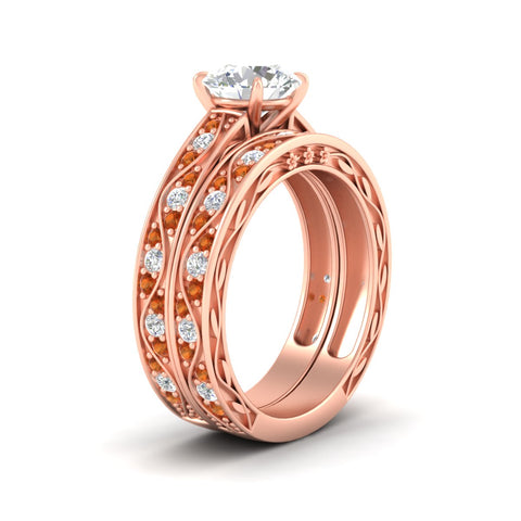 round-cut-antique-filigree-orange-sapphire-bridal-ring-set-in-rose-gold-fdens3543rogsaorangle2-nl-rg.jpg