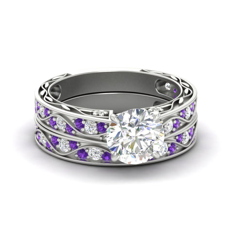 round-cut-antique-filigree-purple-topaz-bridal-ring-set-in-white-gold-fdens3543rogvitosleep-nl-wg.jpg