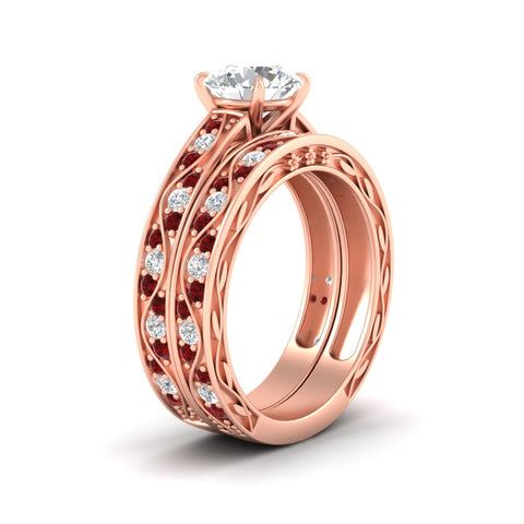 round-cut-antique-filigree-ruby-bridal-ring-set-in-rose-gold-fdens3543rogrudrangle2-nl-rg.jpg