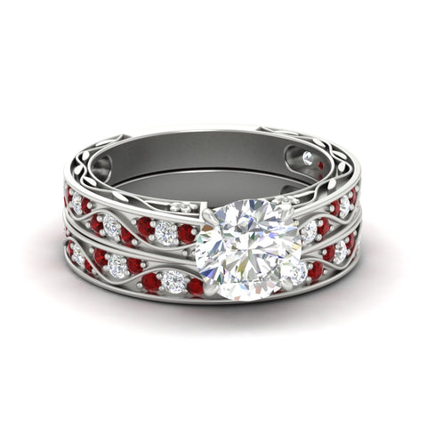round-cut-antique-filigree-ruby-bridal-ring-set-in-white-gold-fdens3543rogrudrsleep-nl-wg.jpg