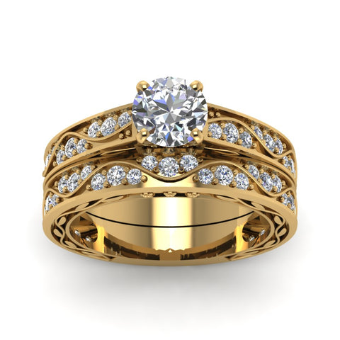 round-cut-antique-filigree-wedding-ring-set-in-yellow-gold-FDENS3543ROANGLE5-NL-YG