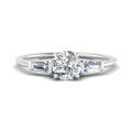 Thumbnail 2 - round-cut-bar-baguette-3-stone-diamond-engagement-ring-in-white-gold-FDENS100ROR-NL-WG
