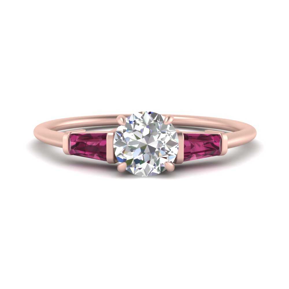 round-cut-bar-baguette-3-stone-pink-sapphire-engagement-ring-in-FDENS100RORGSADRPI-NL-RG