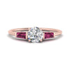 Load image into Gallery viewer, round-cut-bar-baguette-3-stone-pink-sapphire-engagement-ring-in-rose-gold-FDENS100RORGSADRPI-NL-RG