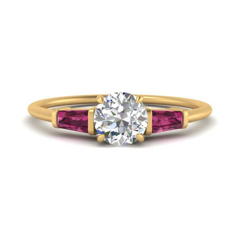 round-cut-bar-baguette-3-stone-pink-sapphire-engagement-ring-in-yellow-gold-FDENS100RORGSADRPI-NL-YG