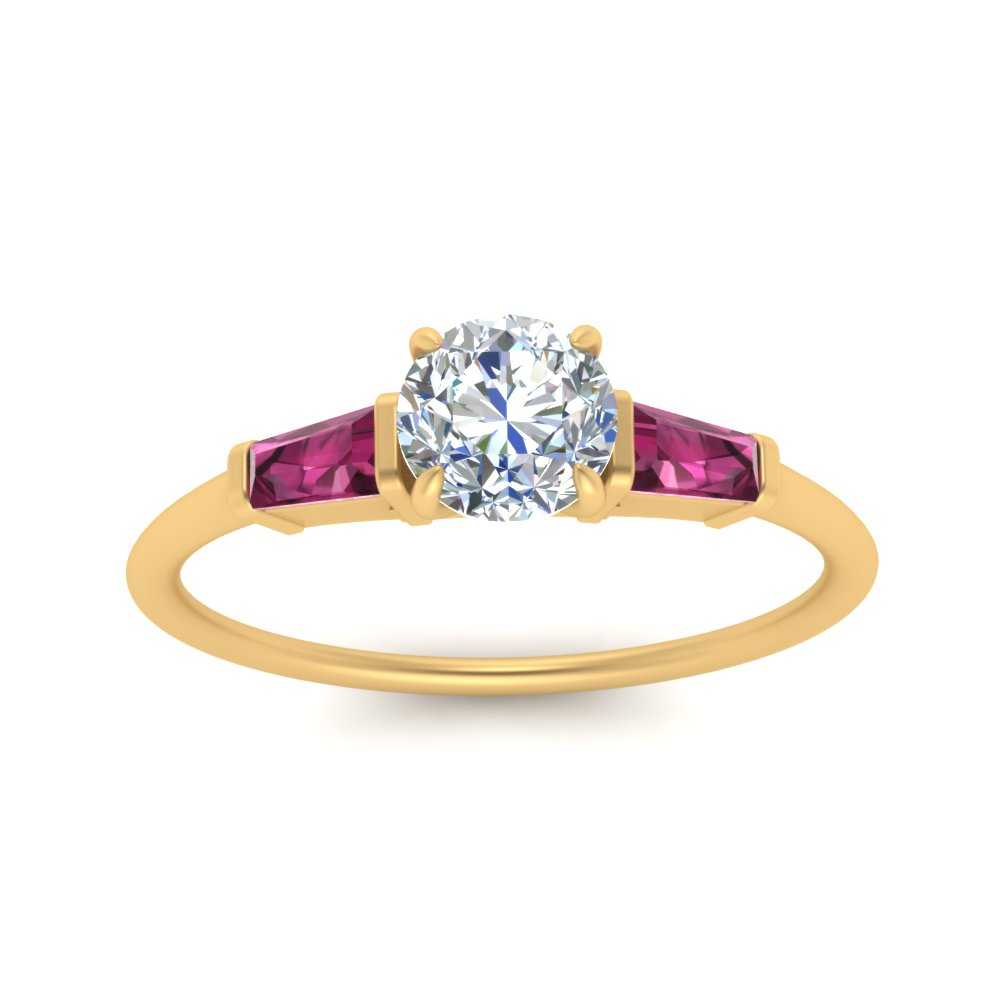 round-cut-bar-baguette-3-stone-pink-sapphire-engagement-ring-in-FDENS100RORGSADRPI-NL-YG