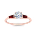 Thumbnail 37 - round-cut-bar-baguette-3-stone-ruby-engagement-ring-in-rose-gold-FDENS100RORGRUDRANGLE5-NL-RG