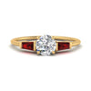 Load image into Gallery viewer, round-cut-bar-baguette-3-stone-ruby-engagement-ring-in-yellow-gold-FDENS100RORGRUDR-NL-YG