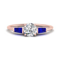 Thumbnail 30 - round-cut-bar-baguette-3-stone-sapphire-engagement-ring-in-rose-gold-FDENS100RORGSABL-NL-RG