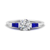 Load image into Gallery viewer, round-cut-bar-baguette-3-stone-sapphire-engagement-ring-in-white-gold-FDENS100RORGSABL-NL-WG
