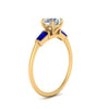Load image into Gallery viewer, round-cut-bar-baguette-3-stone-sapphire-engagement-ring-in-yellow-gold-FDENS100RORGSABLANGLE2-NL-YG