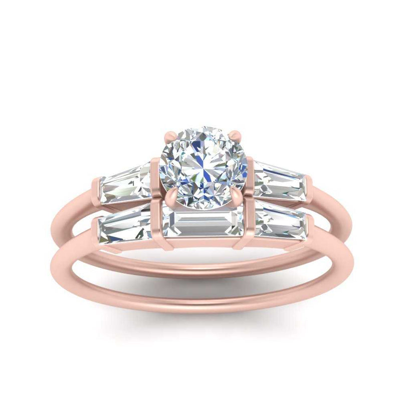 round-cut-bar-set-diamond-ring-with-matching-3-baguette-wedding-band-in-rose-gold-FDENS100ROANGLE5-NL-RG