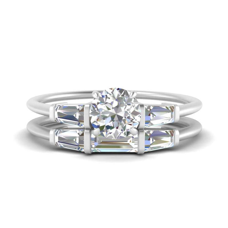 round-cut-bar-set-diamond-ring-with-matching-3-baguette-wedding-band-in-white-gold-FDENS100RO-NL-WG