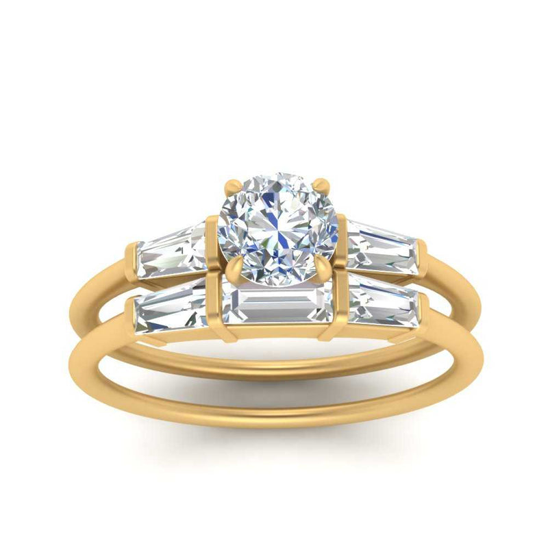 round-cut-bar-set-diamond-ring-with-matching-3-baguette-wedding-band-in-yellow-gold-FDENS100ROANGLE5-NL-YG