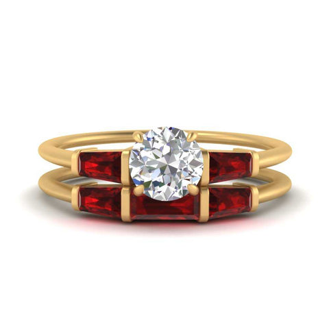 round-cut-bar-set-ruby-ring-with-matching-3-baguette-wedding-band-in-yellow-gold-FDENS100ROGRUDR-NL-YG