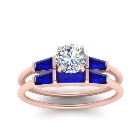 round-cut-bar-set-sapphire-ring-with-matching-3-baguette-wedding-band-in-rose-gold-FDENS100ROGSABLANGLE5-NL-RG