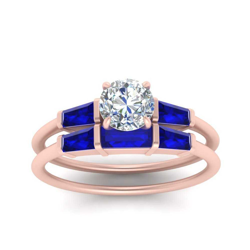 round-cut-bar-set-sapphire-ring-with-matching-3-baguette-wedding-band-in-rose-gold-FDENS100ROGSABLANGLE5-NL-RG