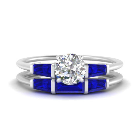 round-cut-bar-set-sapphire-ring-with-matching-3-baguette-wedding-band-in-white-gold-FDENS100ROGSABL-NL-WG