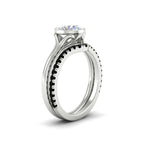 Load image into Gallery viewer, round-cut-bezel-solitaire-ring-with-black-diamond-band-in-white-gold-FD11229ROGBLACKANGLE2-NL-WG.jpg?v=1758702902