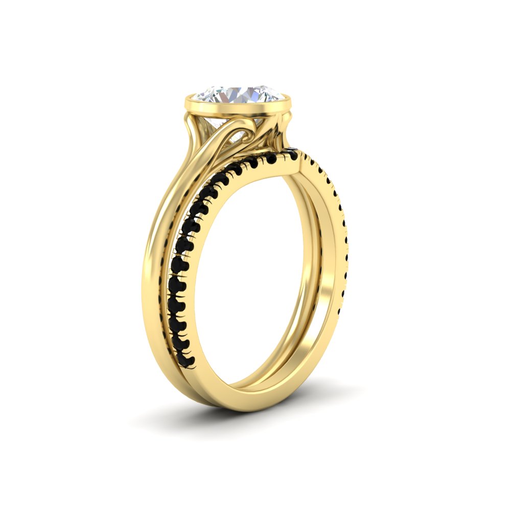 round-cut-bezel-solitaire-ring-with-black-diamond-band-in-yellow-gold-FD11229ROGBLACKANGLE2-NL-YG.jpg?v=1758702904