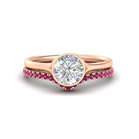 round-cut-bezel-solitaire-ring-with-pink-sapphire-band-in-rose-gold-FD11229ROGSADRPI-NL-RG.jpg?v=1758702901