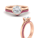 Load image into Gallery viewer, round-cut-bezel-solitaire-ring-with-pink-sapphire-band-in-rose-gold-FD11229ROGSADRPIANGLE3-NL-RG_191366bc-bb9b-4775-b679-e1a3f8a700c4.jpg?v=1758702964
