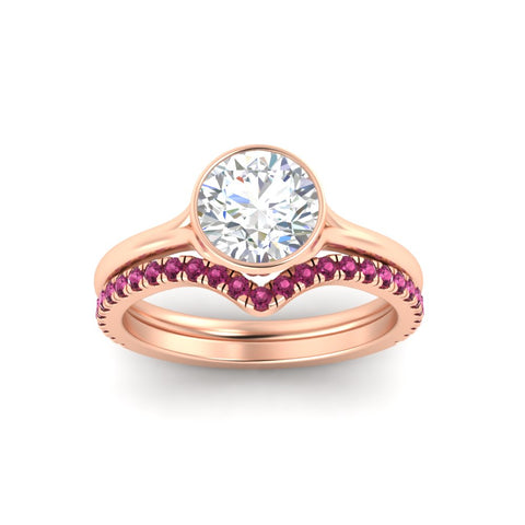 round-cut-bezel-solitaire-ring-with-pink-sapphire-band-in-rose-gold-FD11229ROGSADRPIANGLE5-NL-RG.jpg?v=1758702902