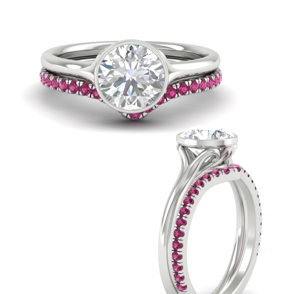 round-cut-bezel-solitaire-ring-with-pink-sapphire-band-in-white-gold-FD11229ROGSADRPIANGLE3-NL-WG.jpg?v=1758702902