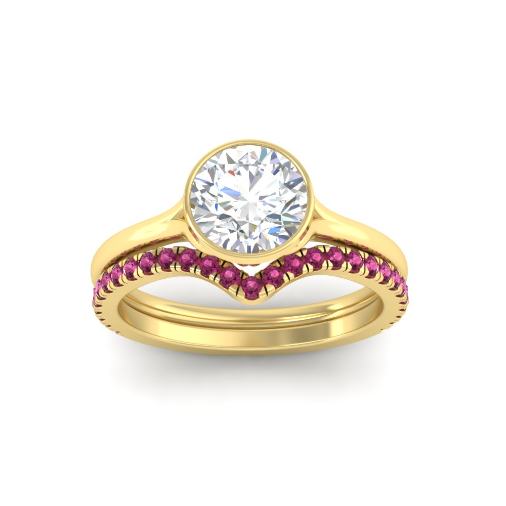 round-cut-bezel-solitaire-ring-with-pink-sapphire-band-in-yellow-gold-FD11229ROGSADRPIANGLE5-NL-YG_cc4cb531-9262-4726-bb4e-a5b44e31eb6a.jpg?v=1758702963