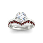 Load image into Gallery viewer, round-cut-bezel-solitaire-ring-with-ruby-band-in-white-gold-FD11229ROGRUDRANGLE5-NL-WG_633064cd-15b3-4421-92b5-e5dc3f86e058.jpg?v=1758702964
