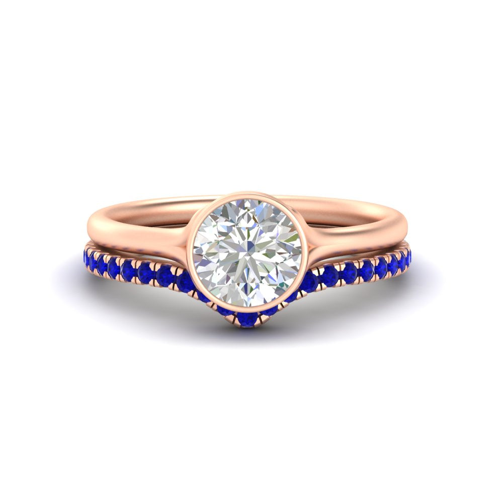 round-cut-bezel-solitaire-ring-with-sapphire-band-in-rose-gold-FD11229ROGSABL-NL-RG.jpg?v=1758702902
