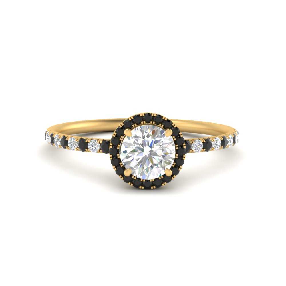 round-cut-black-diamond-halo-petite-engagement-ring-in-yellow-gold-FD8523RORGBLACKANGLE3-NL-YG