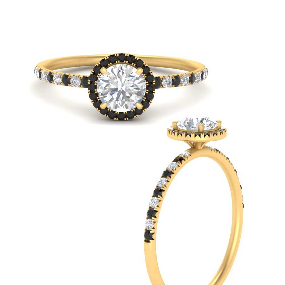 round-cut-black-diamond-halo-petite-engagement-ring-in-yellow-gold-FD8523RORGBLACKANGLE3-NL-YG
