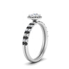 Load image into Gallery viewer, round-cut-black-diamond-halo-wedding-ring-set-in-white-gold-FD8523ROGBLACK-NL-WG