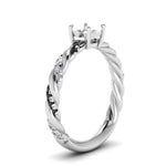 Load image into Gallery viewer, round-cut-black-diamond-twisted-vine-engagement-ring-in-white-gold-FD9127RORGBLACKANGLE2-NL-WG
