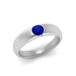 Load image into Gallery viewer, Tapered Solitaire Mens Wedding Ring

