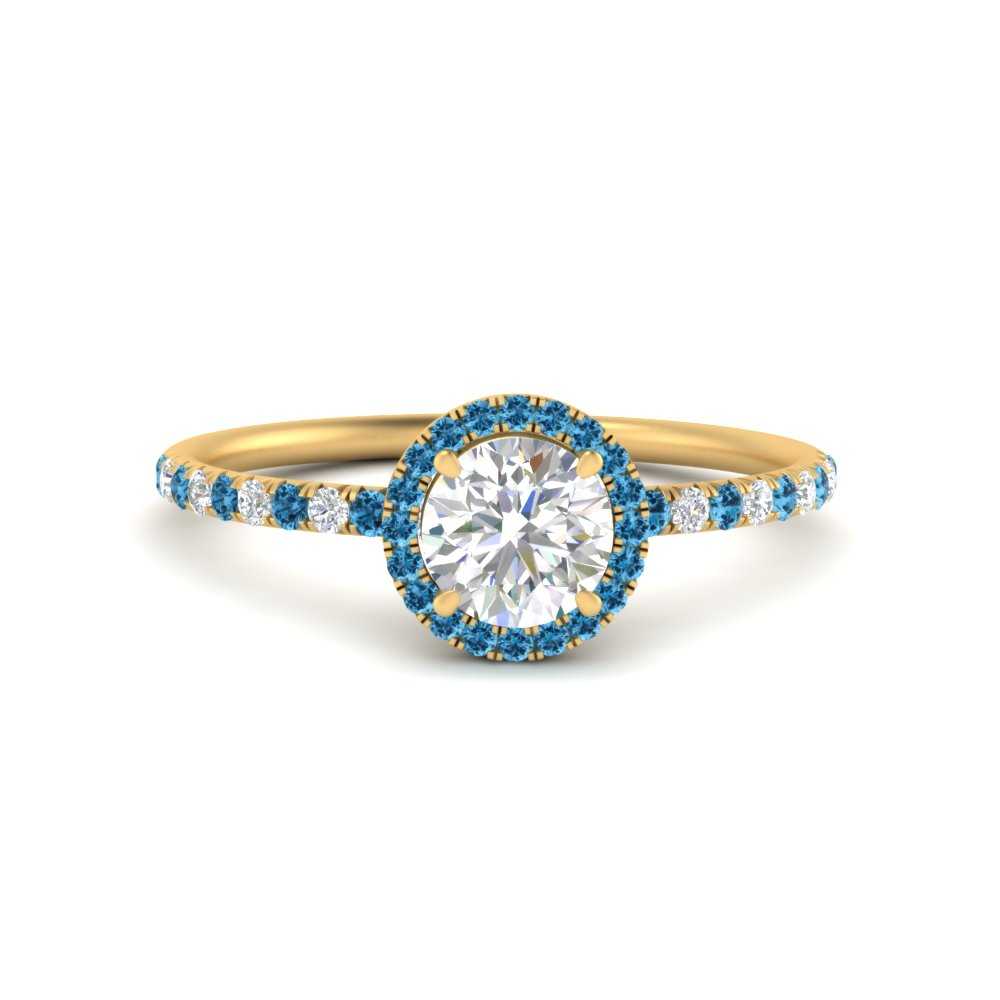 round-cut-blue-topaz-halo-petite-engagement-ring-in-yellow-gold-FD8523RORGICBLTOANGLE3-NL-YG